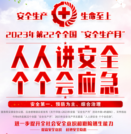 2023年安全生產(chǎn)月知識(shí)速覽